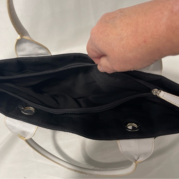 Williams-Sonoma Trolley Tote Market Bag Black Cotton Canvas Bag 18x12 Read Desc. - Picture 5 of 12